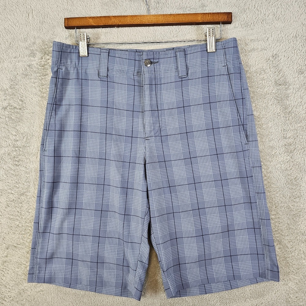 Callaway Golf Shorts Men's 30 Plaid Lightweight Tech Comfort Activewear Outdoors